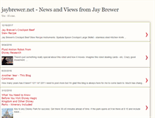 Tablet Screenshot of news.jaybrewer.net